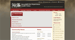 Desktop Screenshot of havfirecu.org